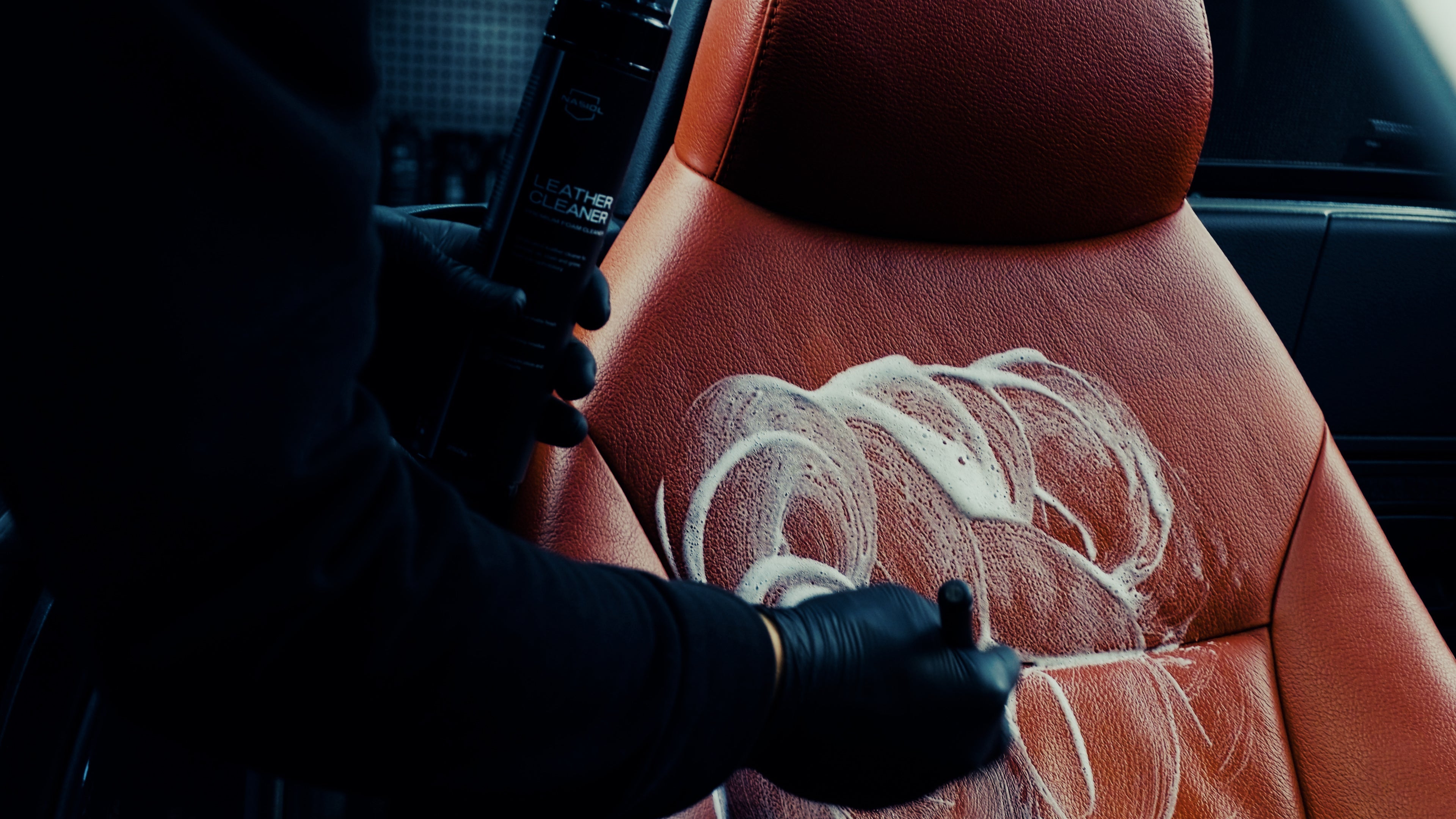 Nasiol Nettoyant Cuir Mousse Premium pour Toutes les Surfaces en Cuir