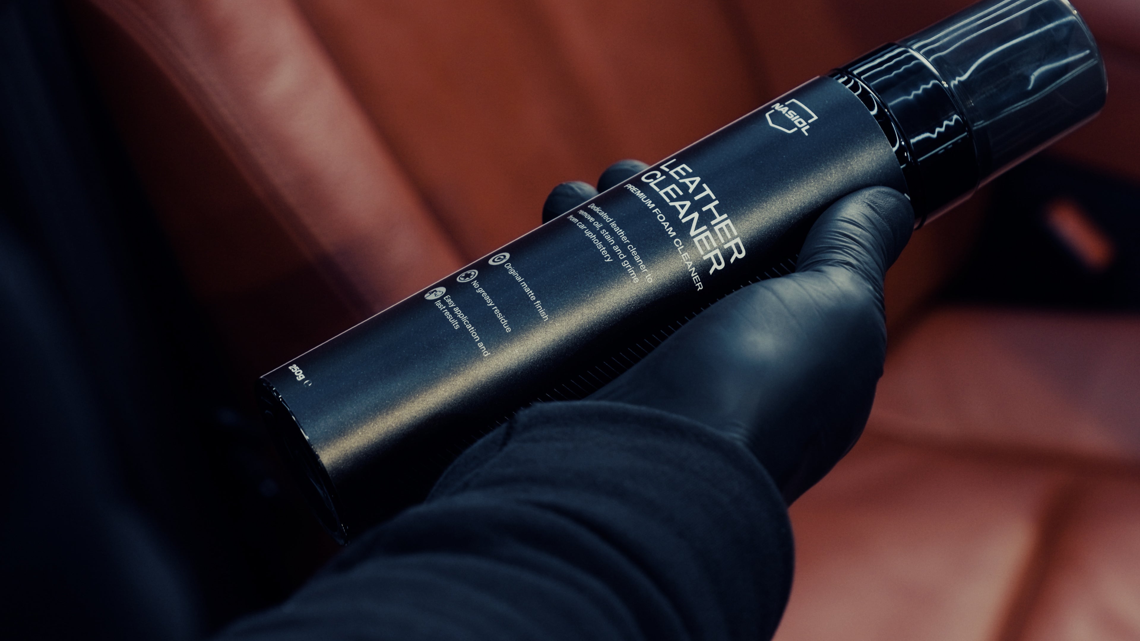 Nasiol Nettoyant Cuir Mousse Premium pour Toutes les Surfaces en Cuir