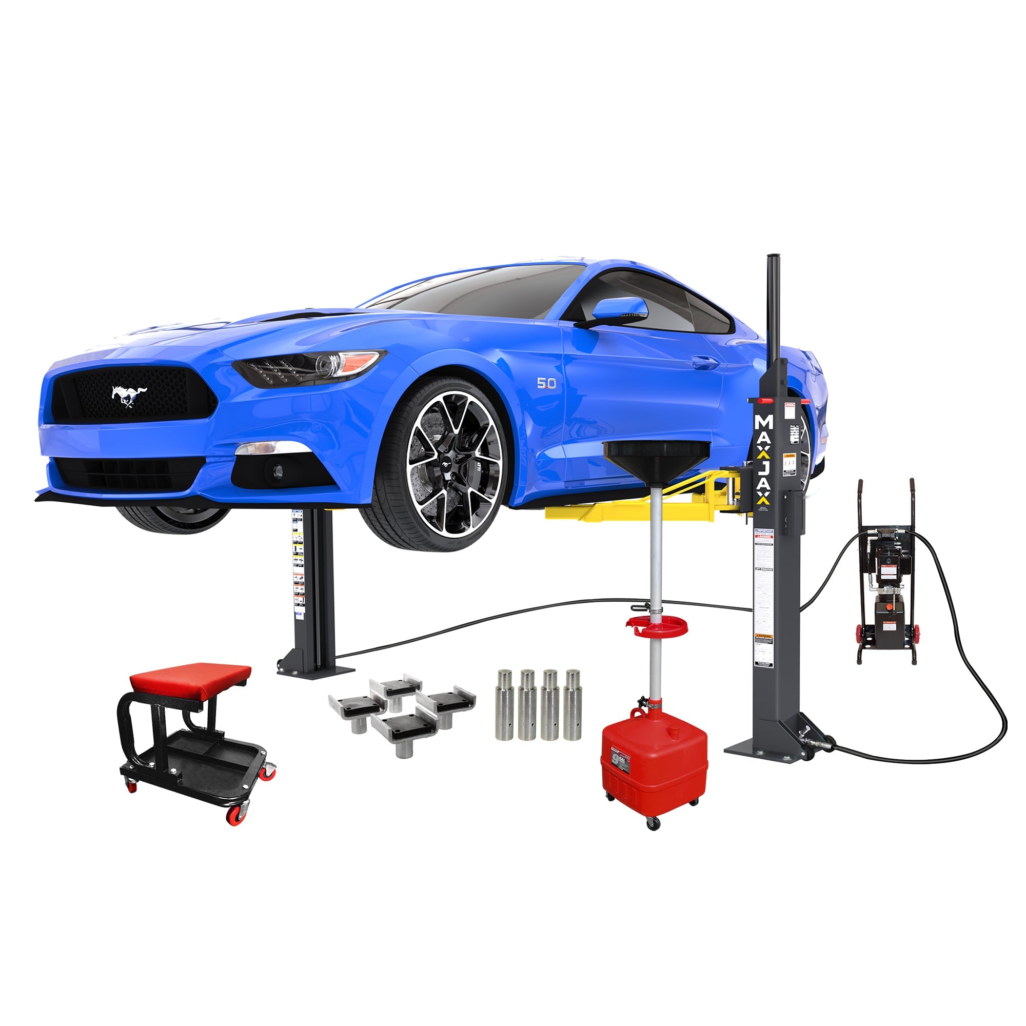 MAXJAX M7K - Portable Two-Post Garage Lift
