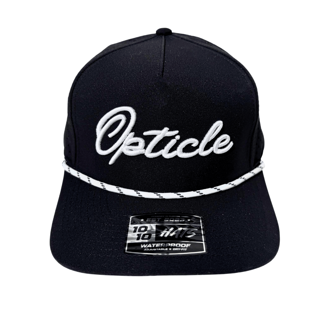 OPTICLE Cursive Logo Snapback Hat