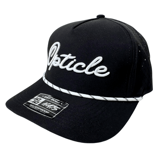 OPTICLE Cursive Logo Snapback Hat