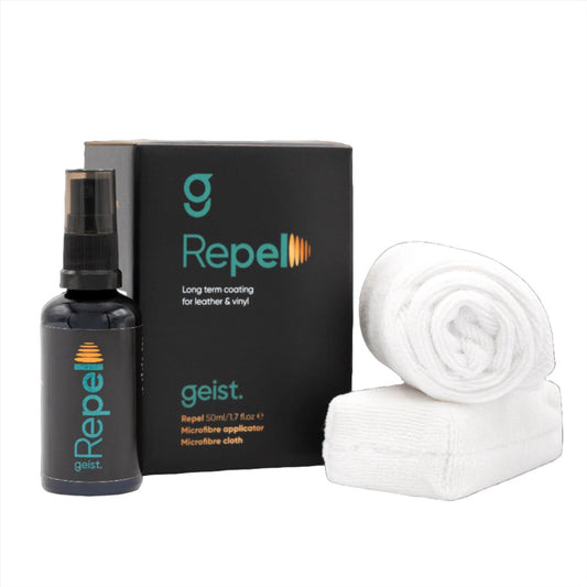 GEIST Repel Advanced Solvent-Free Hybrid Polymer Coating for Leather, Vinyl & Synthetic Surfaces