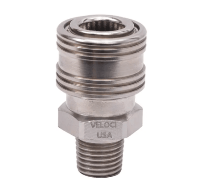 MTM HYDRO Prima Stainless Steel QC Coupler 1/4 MPT