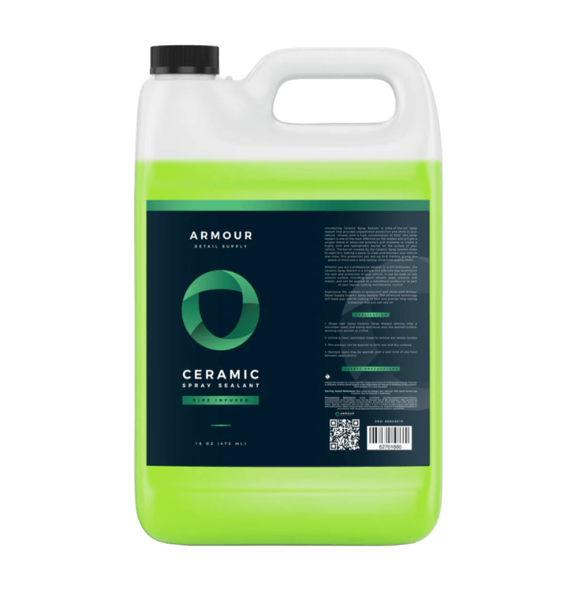 ARMOUR DETAIL | Ceramic Spray Sealant Gallon Car Supplies Warehouse
