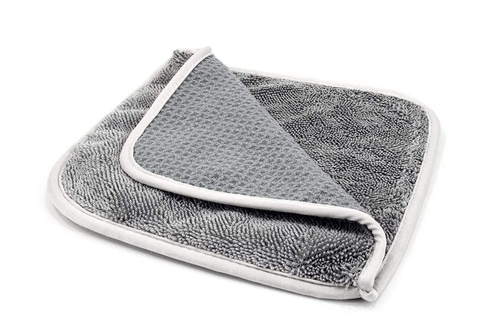 AUTOFIBER Serviettes en microfibre Double Glass FlipWaffle & Twist pour vitres, lot de 3, 8" x 8"