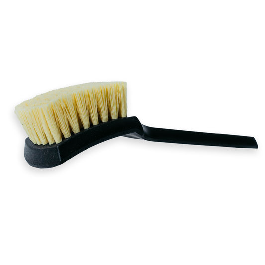 ENTREPÔT DE FOURNITURES AUTOMOBILES Brosse pour pneus/tapis à parois latérales, manche de 8,5 pouces