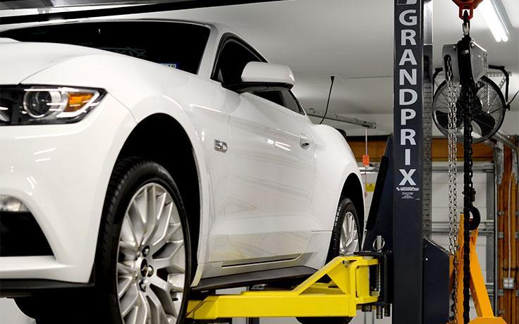 BENDPAK Grand Prix Series 7000lb Capacity Two Post Lift Low Ceilings