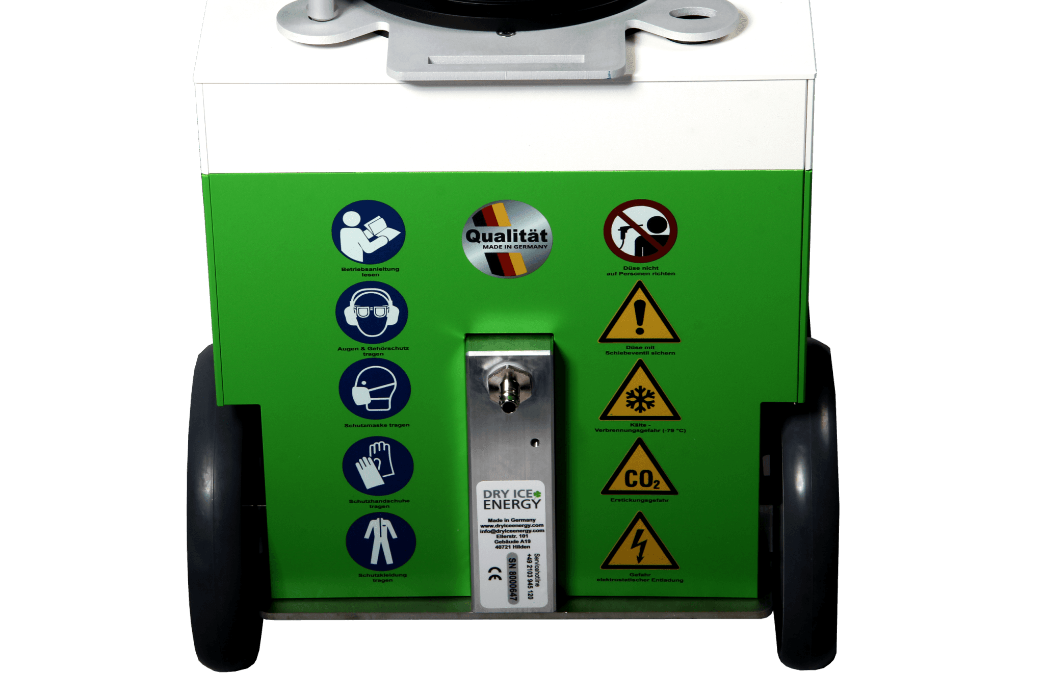 DRY ICE ENERGY Champ Turbo Machine de projection de glace carbonique