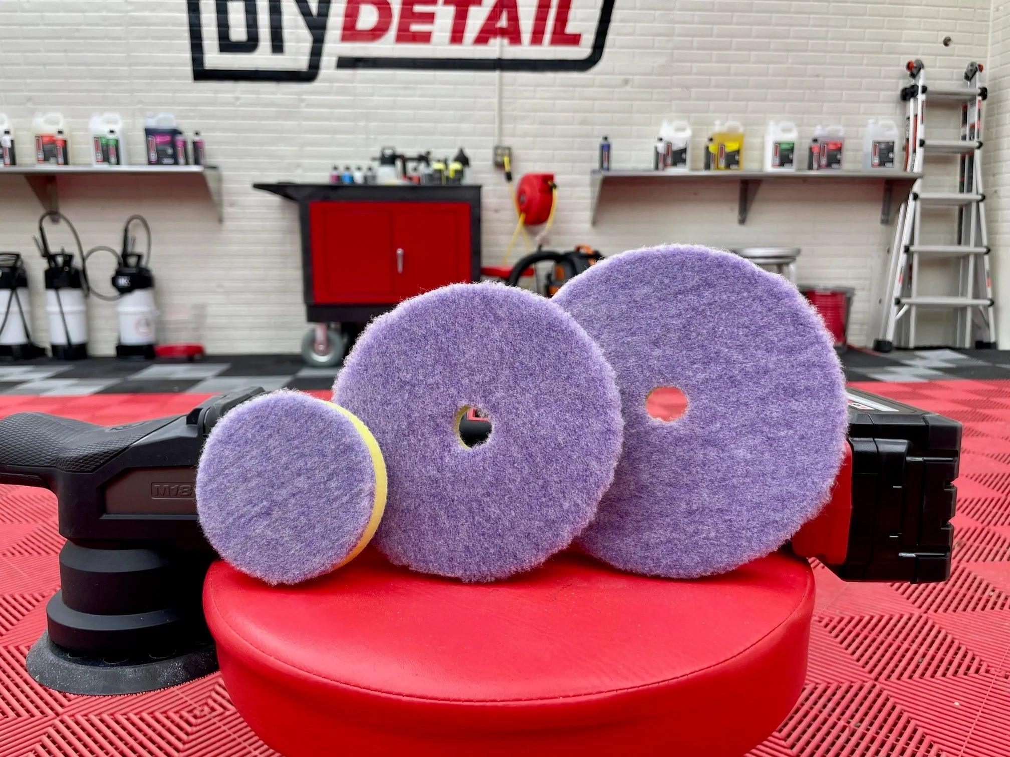 DIY DETAIL Purple Wool Pad