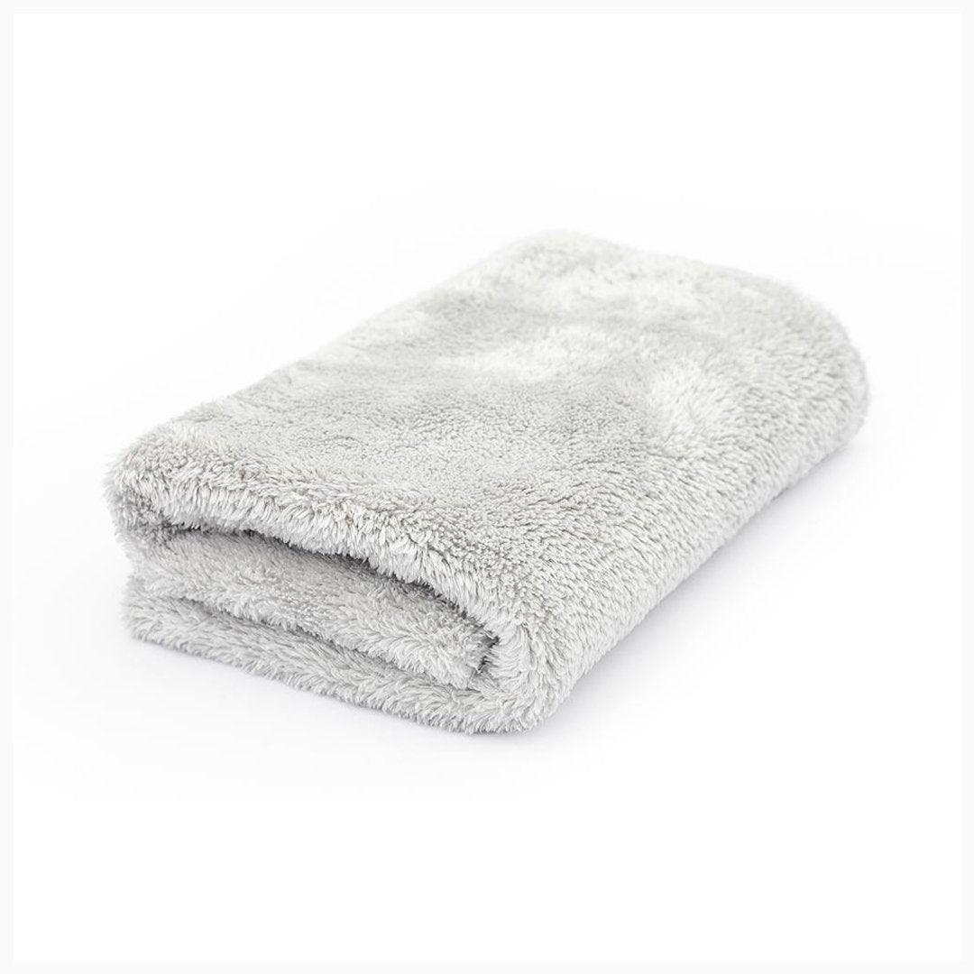 Serviette en microfibre ultra douce Eagle Edgeless 500 de THE RAG COMPANY pour le polissage et les finitions (16 x 16)
