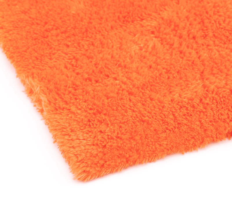 Serviette en microfibre ultra douce Eagle Edgeless 500 de THE RAG COMPANY pour le polissage et les finitions (16 x 16)