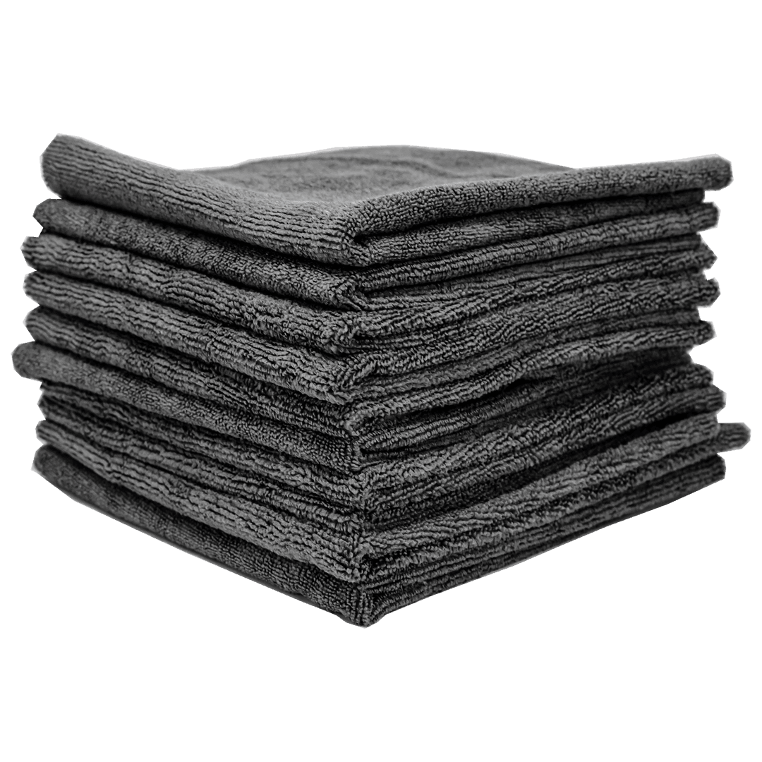 Serviette de polissage en microfibre Edgeless 365 Miner Premium de THE RAG COMPANY (lot de 10) (16 x 16)