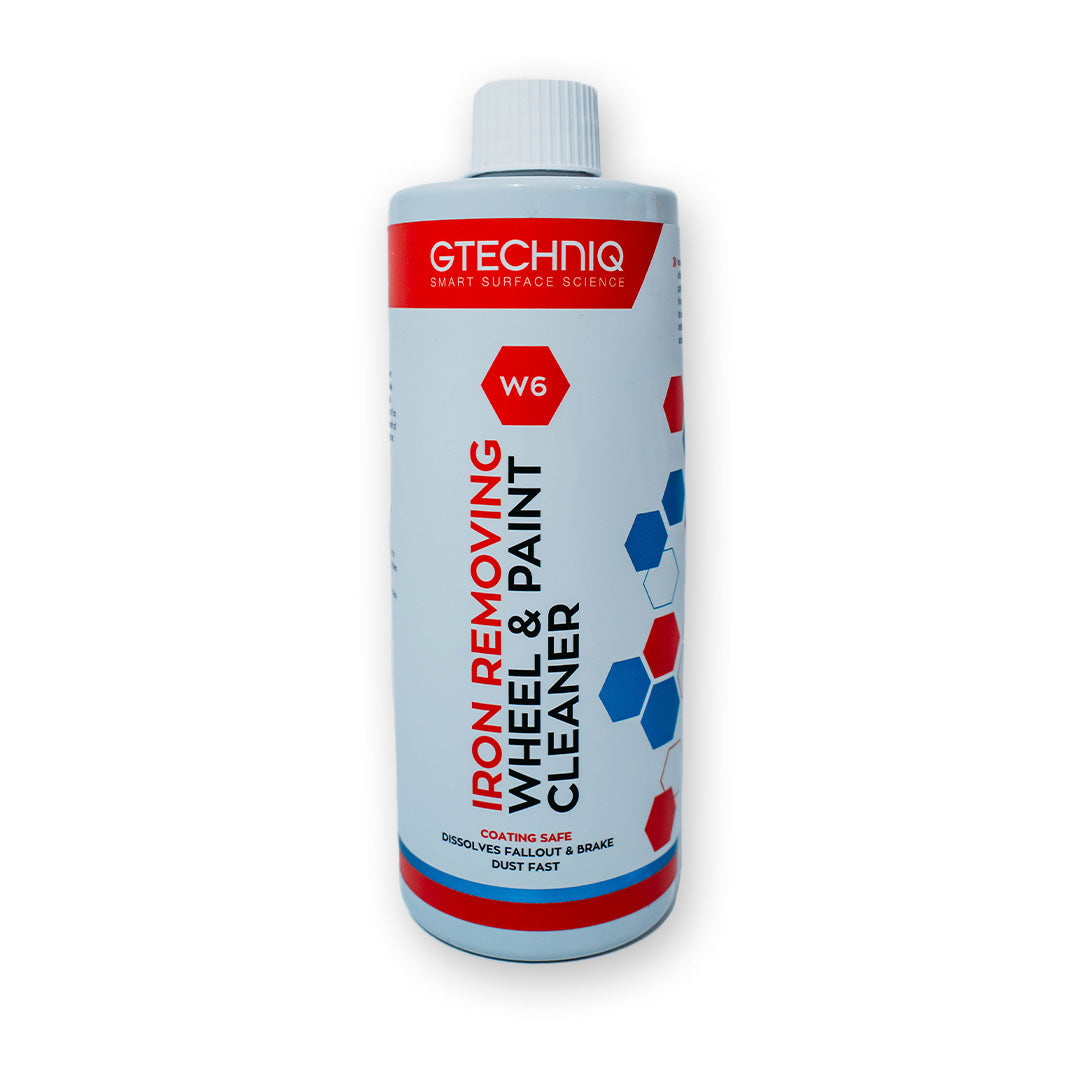 Gtechniq W6 Fallout & Iron Remover – Gel de décontamination sûr et puissant pour peinture et jantes