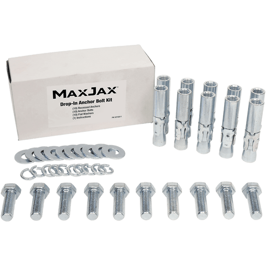 MAXJAX Anchor Bolt Kit - Standard Anchor Bolt Kit