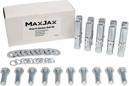 MAXJAX Anchor Bolt Kit - Standard Anchor Bolt Kit