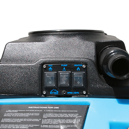 Extracteur de tapis chauffant Mytee HP60 Spyder™ : puissance compacte pour un nettoyage mobile