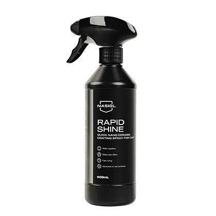 Nasiol Rapid Shine Instant Spray Ceramic Coating & Gloss Booster Quick Shine, Water Beading & Protection in Just Minutes