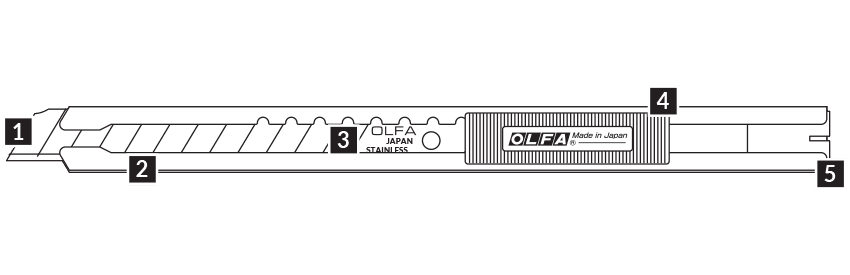 Couteau à verrouillage automatique OLFA SVR-2