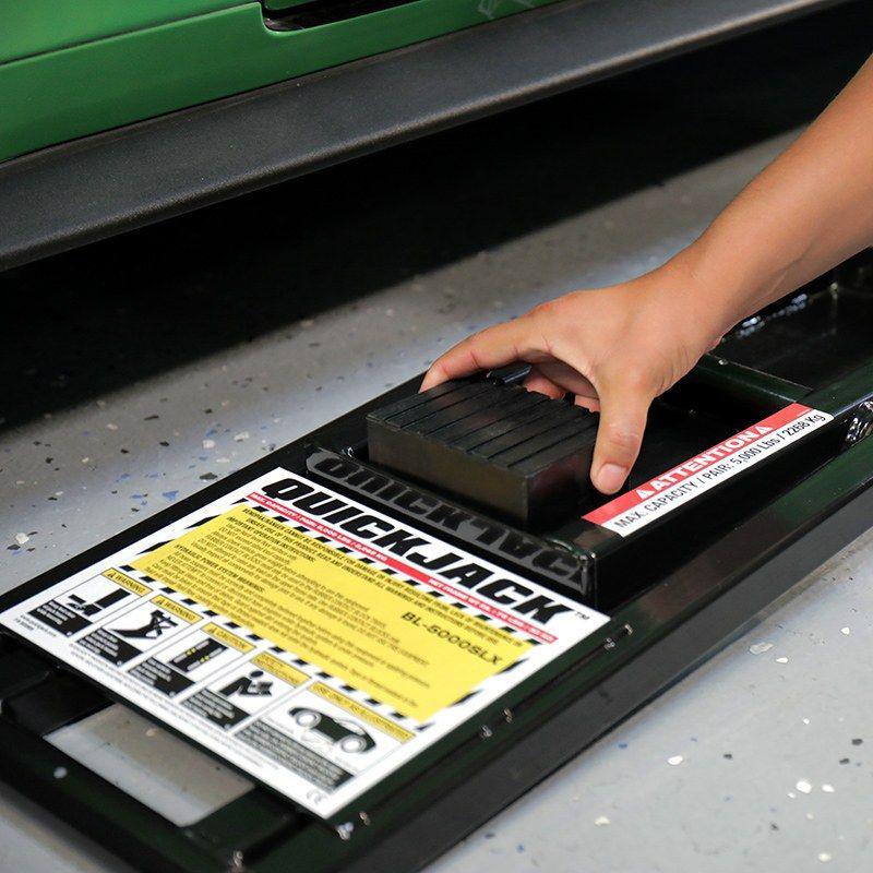 Pont élévateur portable QuickJack 6000TL / 6000TLX – Capacité de 6 000 lb pour les garages domestiques et les journées sur circuit