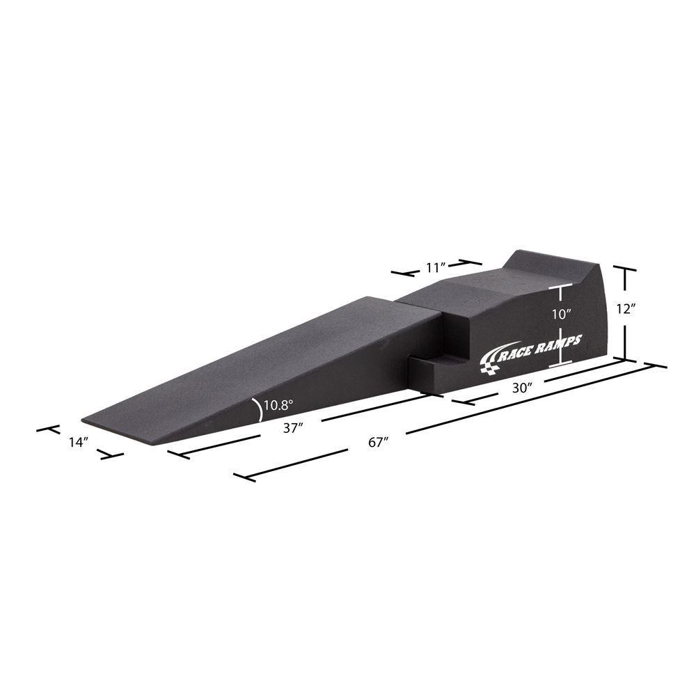 RACE RAMPS 67" Two Piece Heavy-Duty Ramps - 10.8 Degree Approach Angle