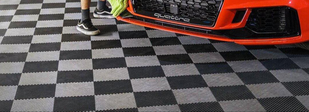 Revêtement de sol de garage commercial RACEDECK Free-Flow XLC