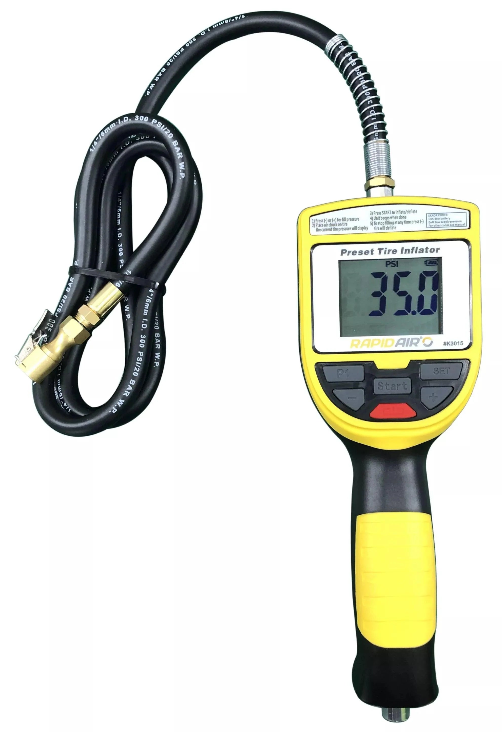 RAPIDAIR Automatic Shutoff Tire Inflator