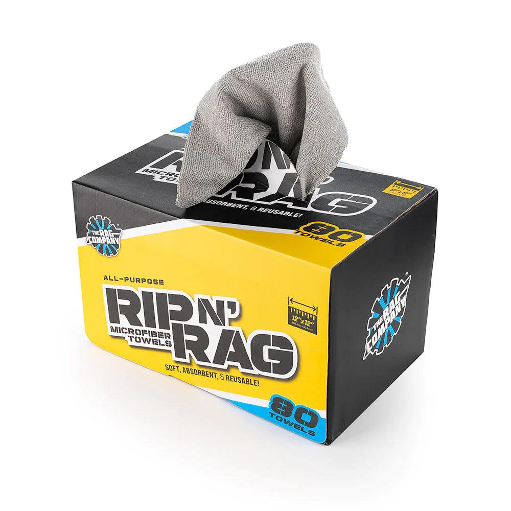 THE RAG COMPANY Rip N' Rag - Multi-Purpose Microfiber Towels