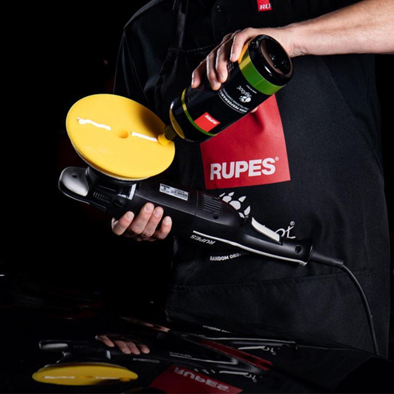 Tampon de polissage en mousse haute performance RUPES D-A Fine (jaune)