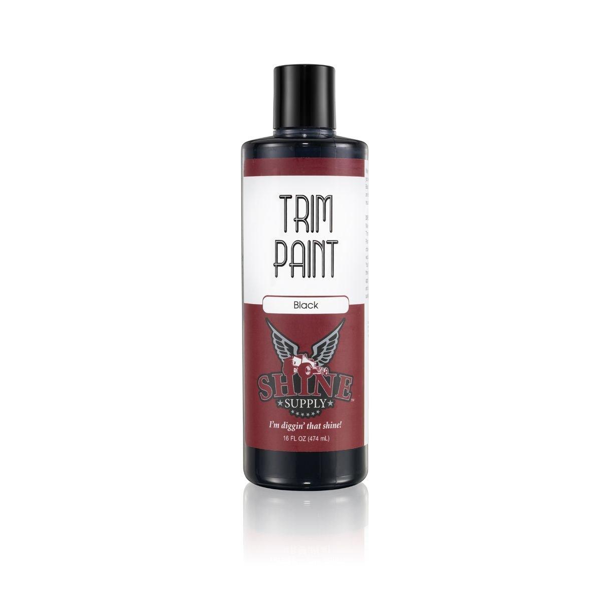 SHINE SUPPLY Peinture pour garniture noire - 16 oz