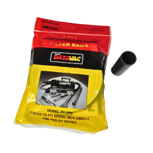 Sacs jetables METROVAC avec tube adaptateur (DV-5PBA)