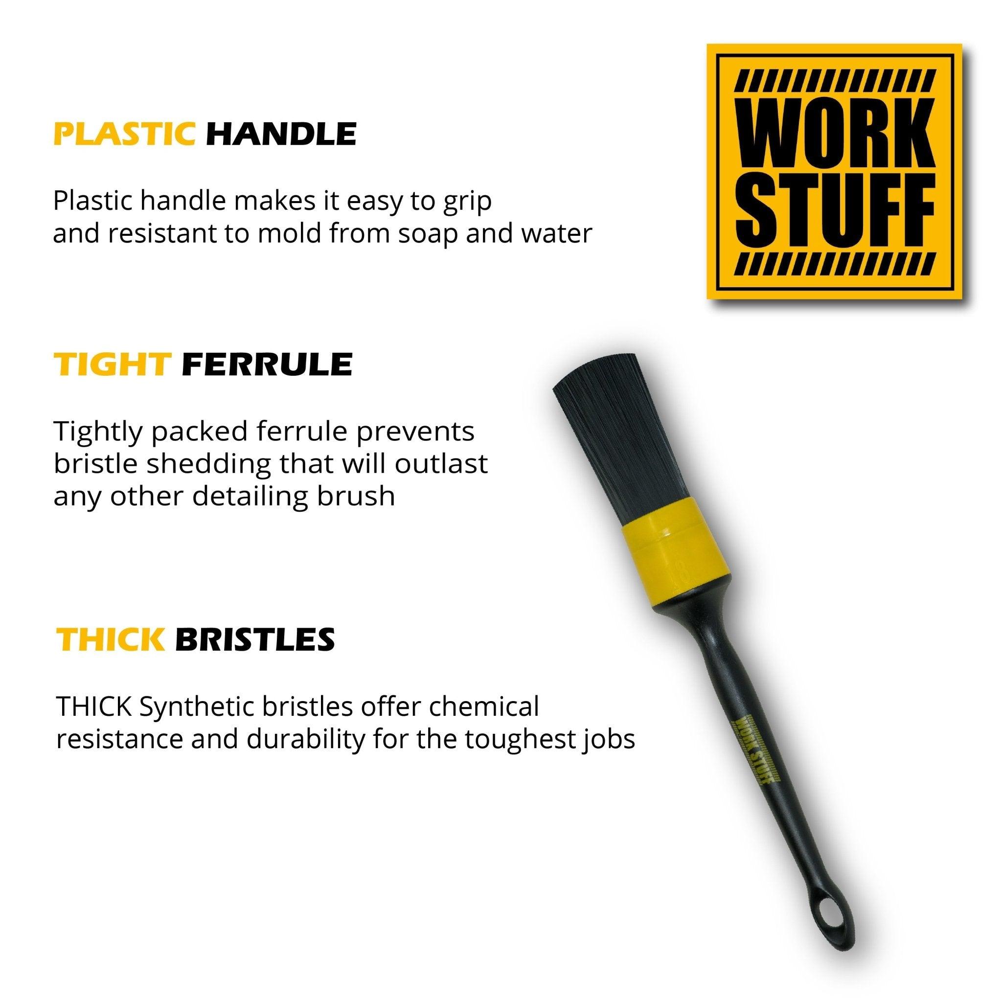 Brosse de finition WORK STUFF - Rigide (résistante aux produits chimiques)